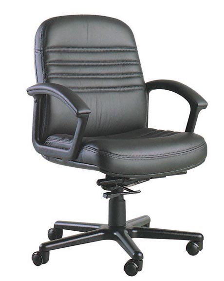 辦公椅|傳統真皮中班椅|辦公家具|真皮中班椅|經典中班椅|經理椅|中背椅|主管椅|會議椅|辦公轉椅 CG-JDZBY-03